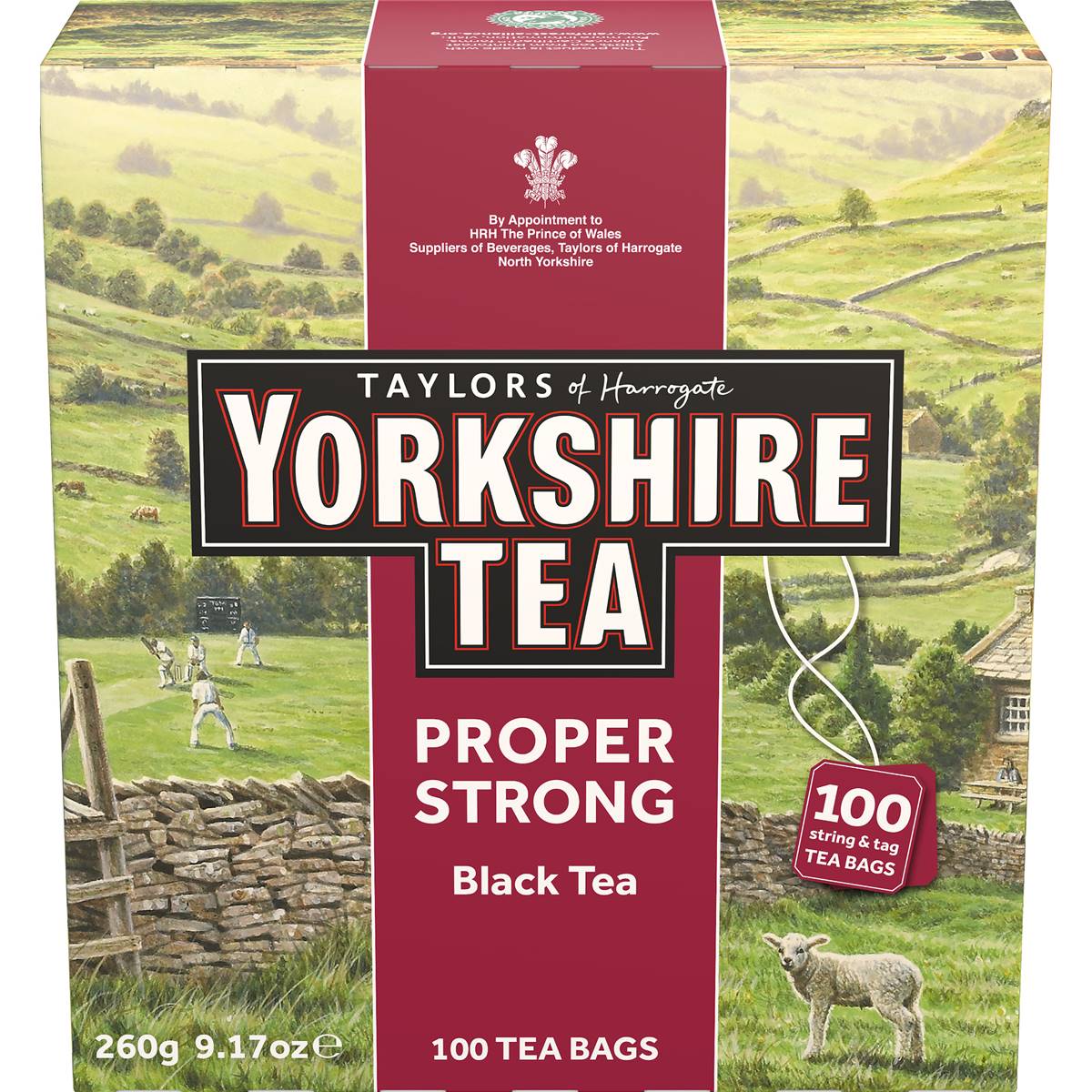 Taylors Of Harrogate Yorkshire Extra Strong Tea Bags 100 Pack