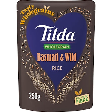 Tilda Wholegrain Basmati & Wild Rice 250g