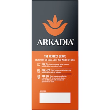 Arkadia Chai Tea Spice Sachets 20 pack