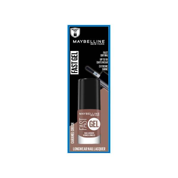 MAYBELLILNE FAST GEL NAIL POLISH CARAMEL CRUSH 6.7ML