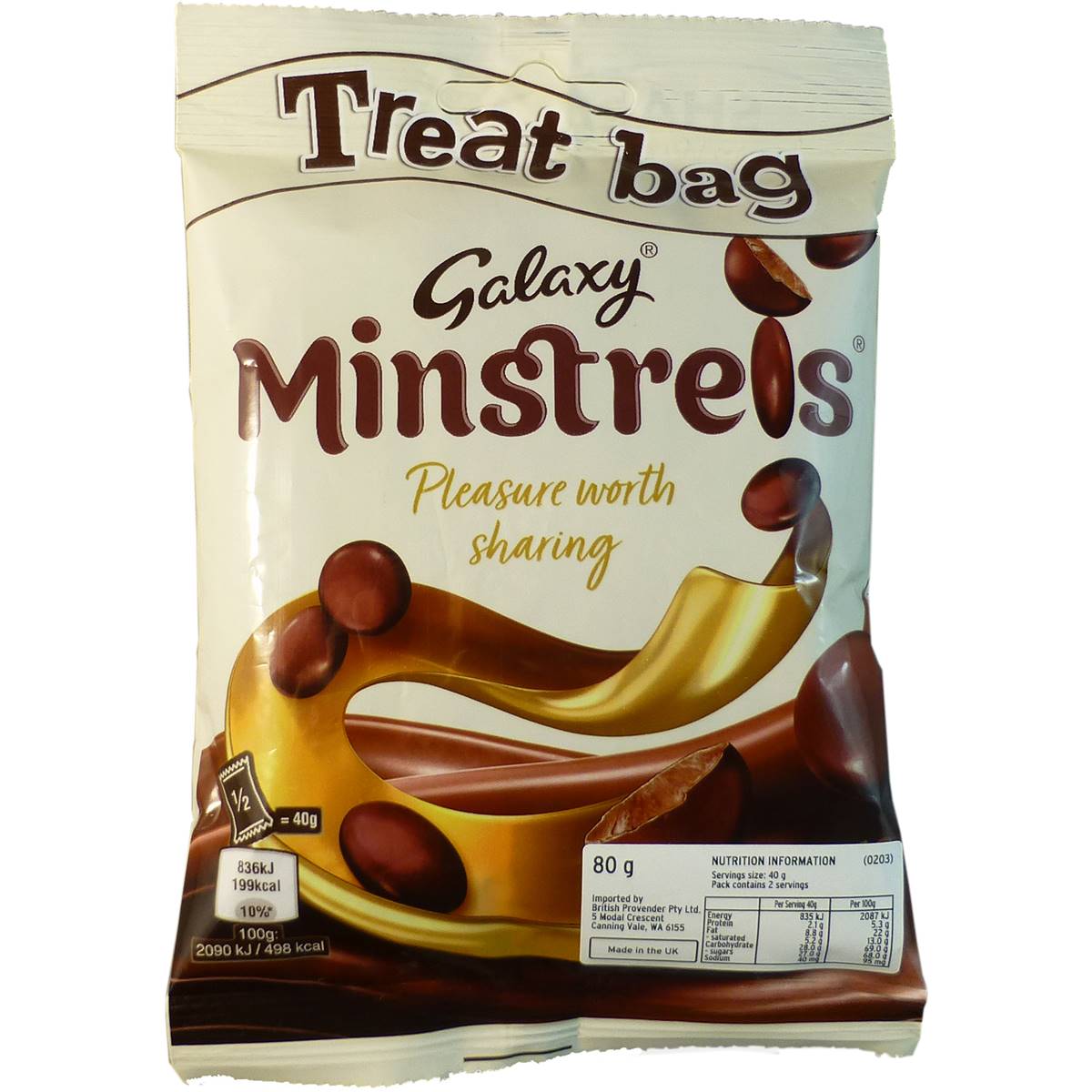 Galaxy Minstrels Treat Bag 80g