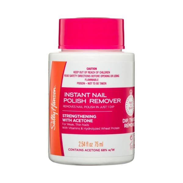 SALLY HANSEN NAIL POLISH REMOVER STRENGTHING POT 75ML