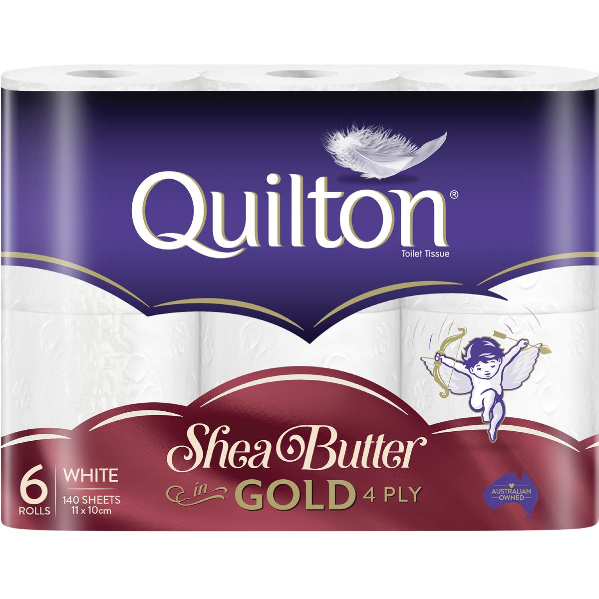 Quilton Toilet Paper Shea Butter 6 Pack