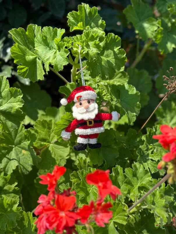 Tara Treasures x My Little Creator Felt Santa Claus Ornament New Christmas Range