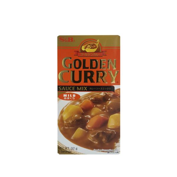 S&B GOLDEN CURRY MILD SAUCE MIX 92G