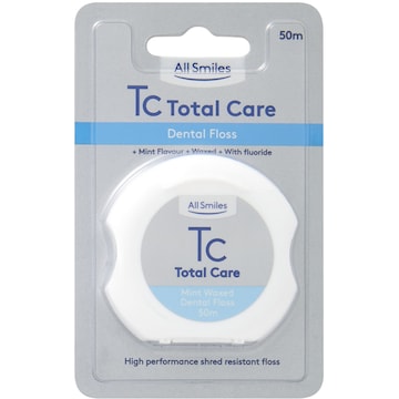 All Smiles Total Care Dental Floss 50m each