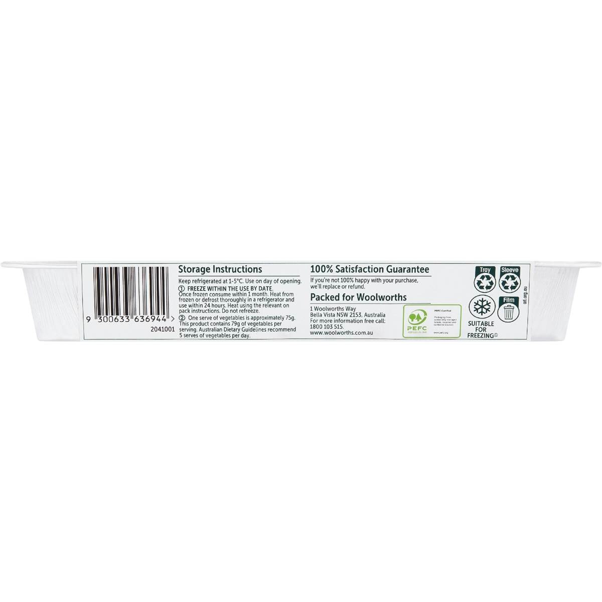 Woolworths Potato Bacon Bake 650g
