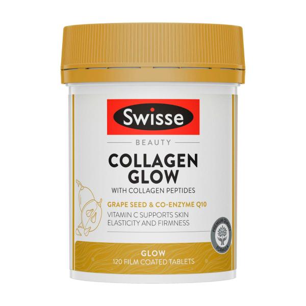 SWISSE BEAUTY COLLAGEN GLOW W/COLLAGEN PEPTIDES 120PK