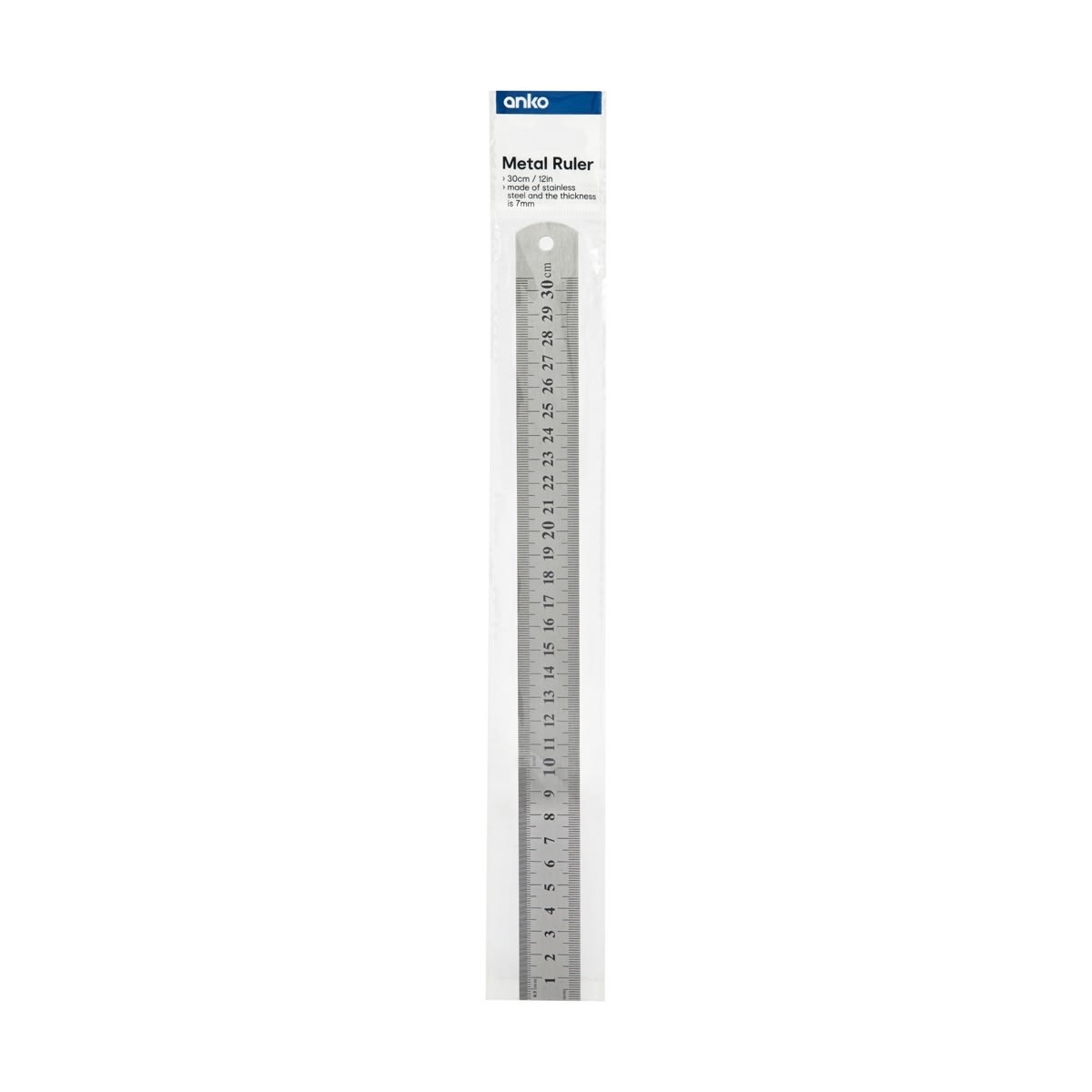 30cm Metal Ruler