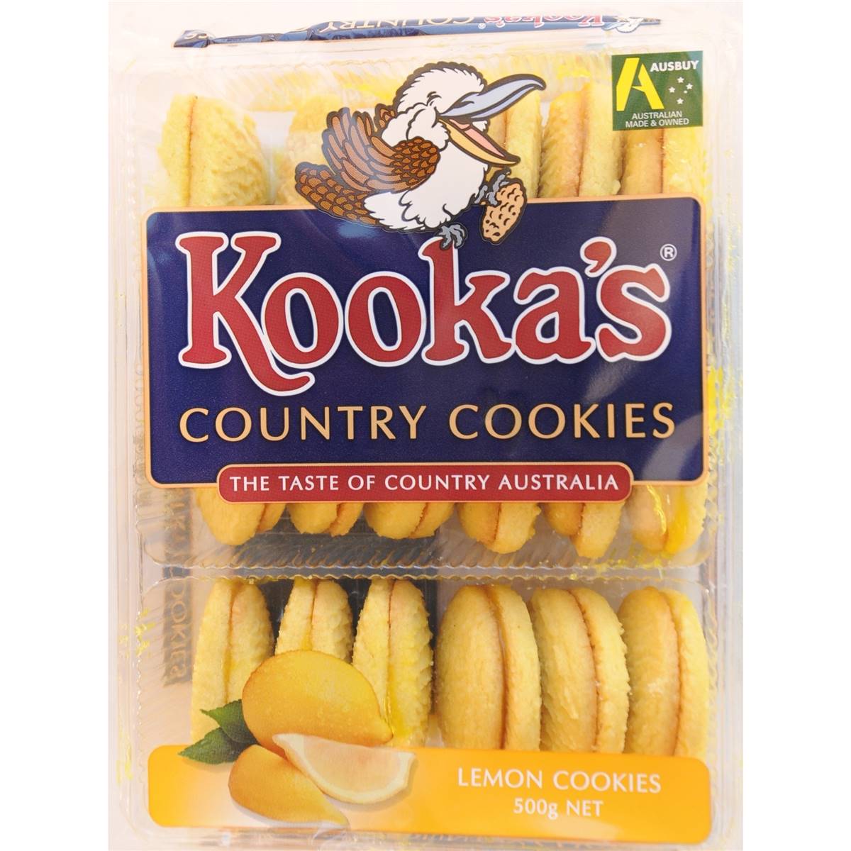 Kooka's Country Lemon Cookies 500g
