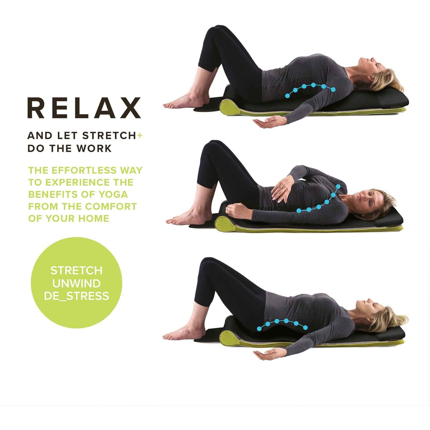 Homedics Stretch + The Back Stretching Mat inspired by Yoga