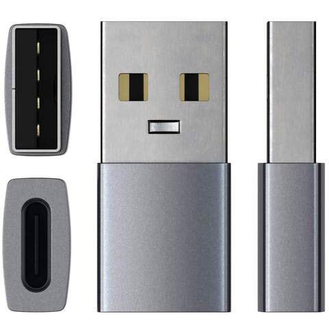 Satechi Aluminium USB-A to USB-C Adapter (Space Grey)