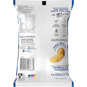 Smith's Crinkle Cut Potato Chips Original 60g