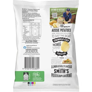 Smith's Crinkle Cut Potato Chips Chicken 60g
