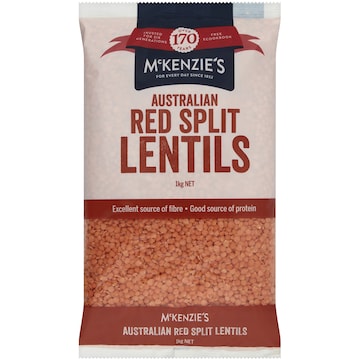 McKenzie's Red Lentils 1kg
