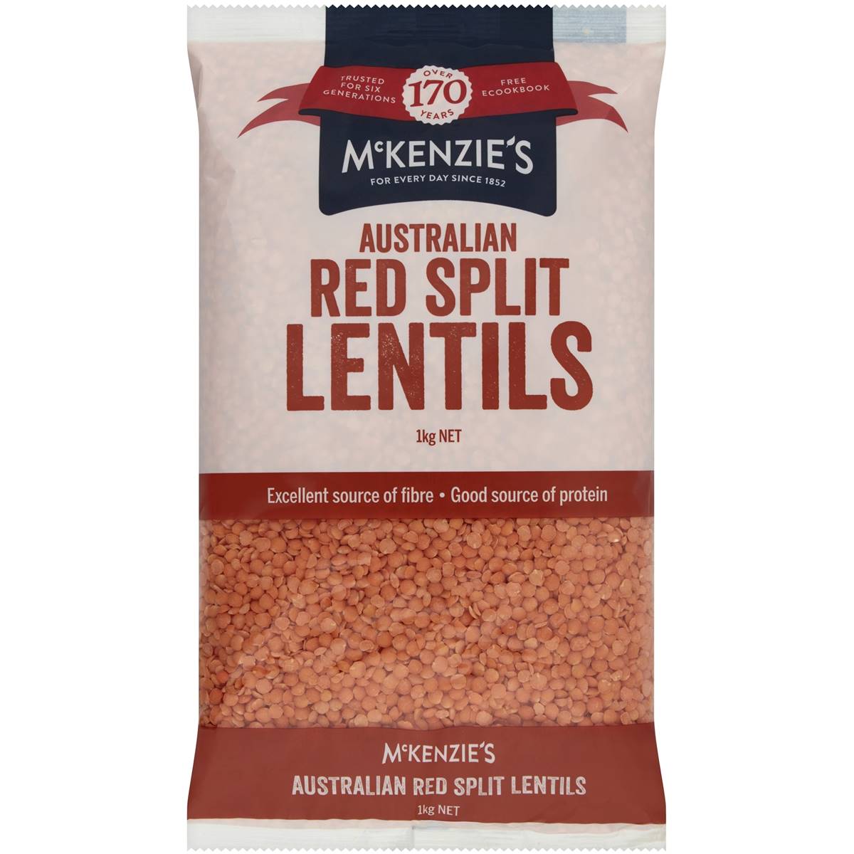 McKenzie's Red Lentils 1kg