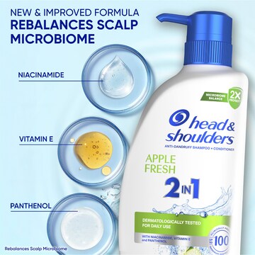 Head & Shoulders 2-in-1 Shampoo & Conditioner Apple Fresh 750mL