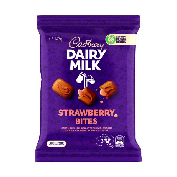 Dairy Milk Strawberry Chocolate Bites