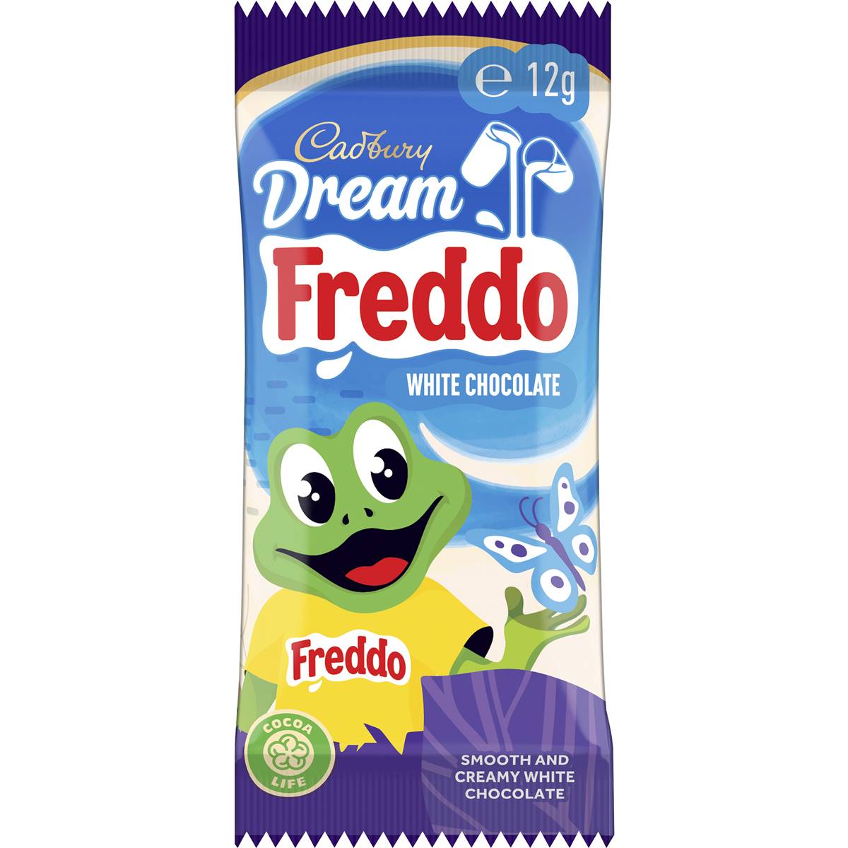 Cadbury Dream Freddo White Chocolate Share Pack 12 Mini Bars 144g