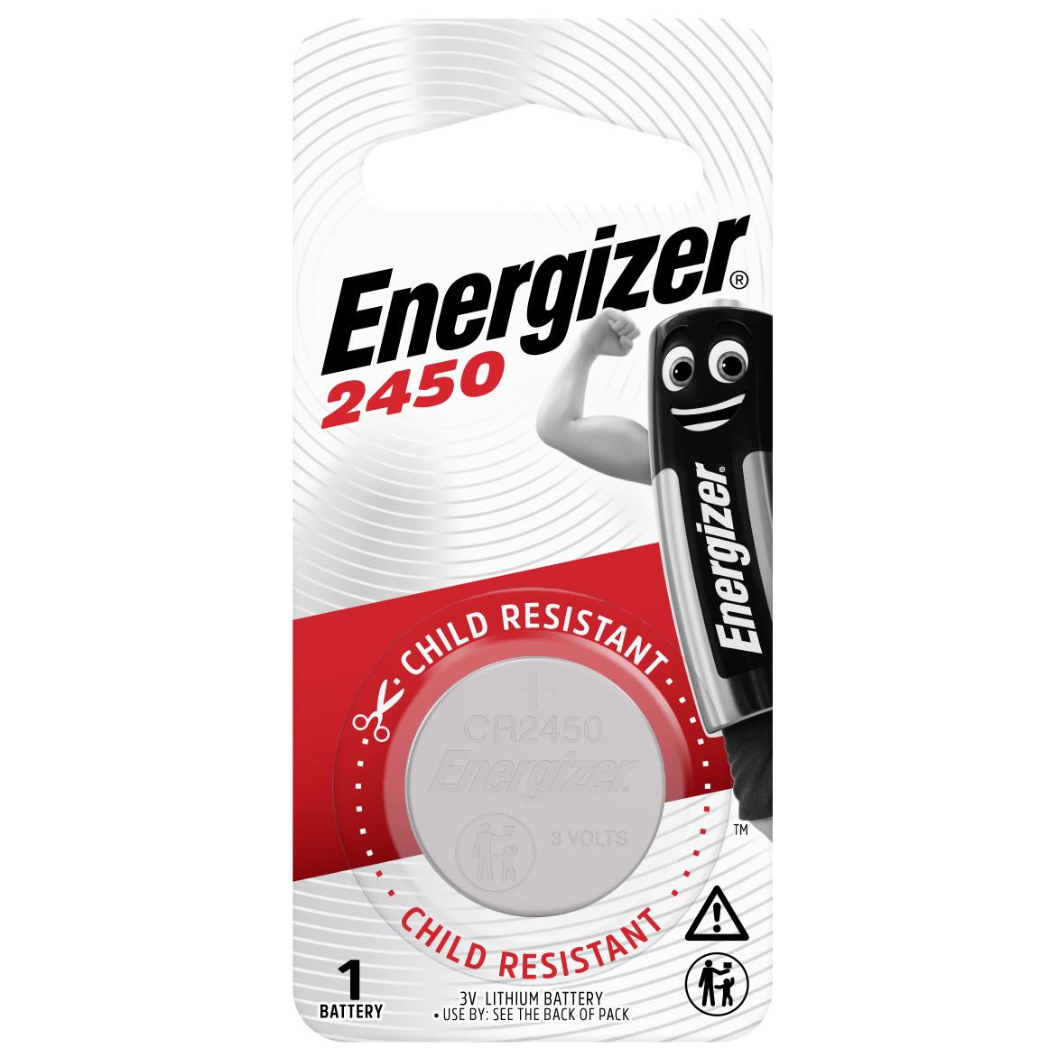 Energizer Lithium 2450 Coin Battery (1pk)