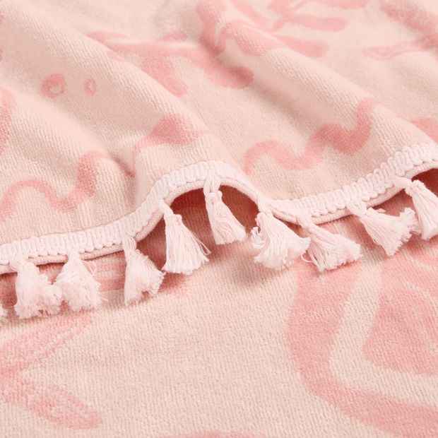 Australian Cotton Kids Beach Towel -Mermaid Beach Pink