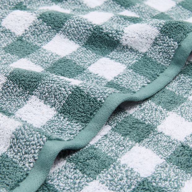 Georgie Aus Cotton Gingham Bath Towel