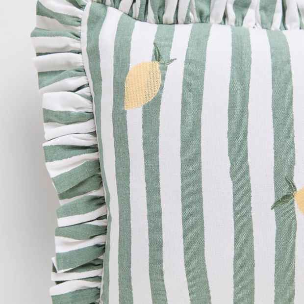 Letty Lemon Emboidered Breakfast Cushion