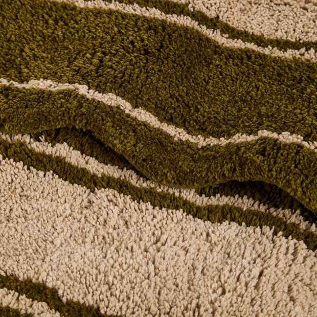 Botanica Textured Bath Mat - Avocado