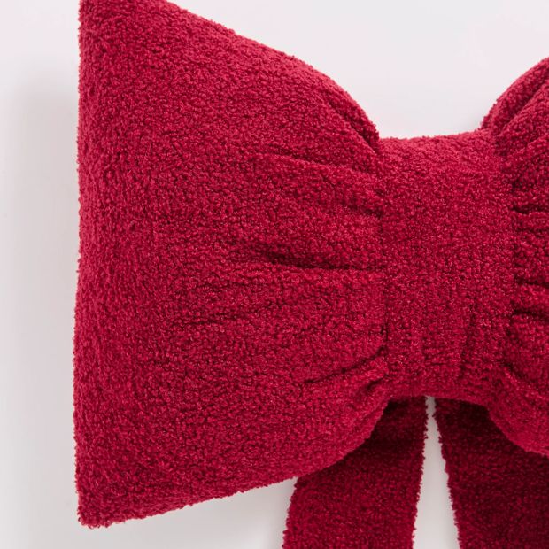 Christmas Bow Cushion
