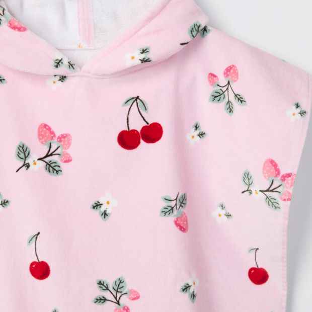 Kids Cherry Australian Cotton Hooded Beach Towel