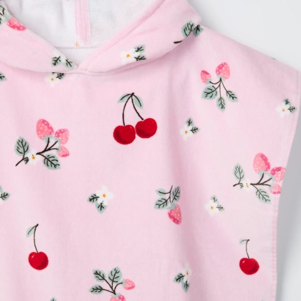 Kids Cherry Australian Cotton Hooded Beach Towel