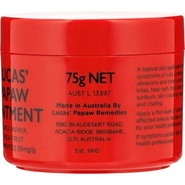 Lucas' Papaw Remedies Lip Care Ointment 75g