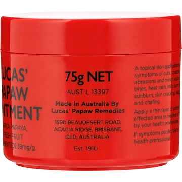 Lucas' Papaw Remedies Lip Care Ointment 75g