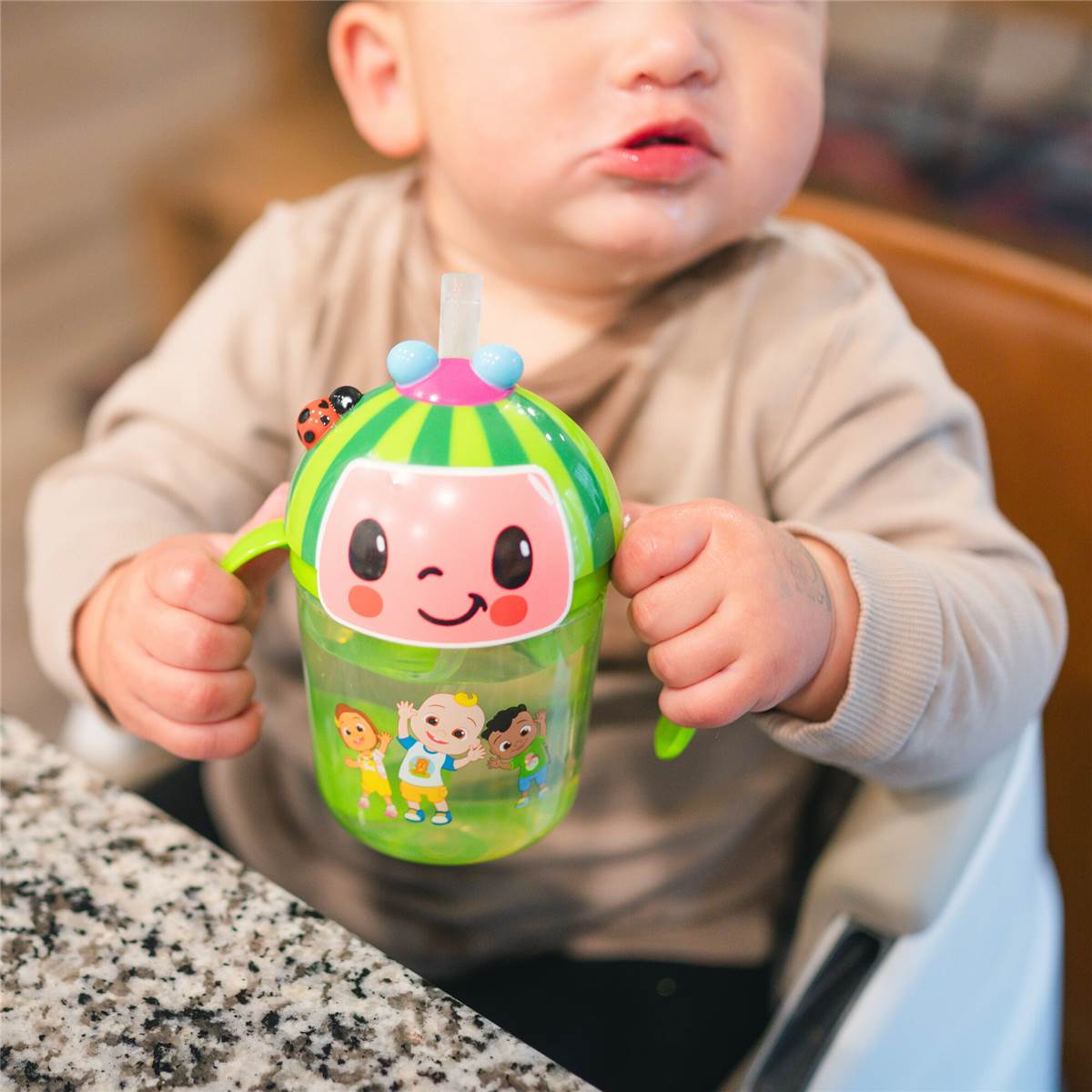 Cocomelon Flip Top Trainer Baby Bottle each