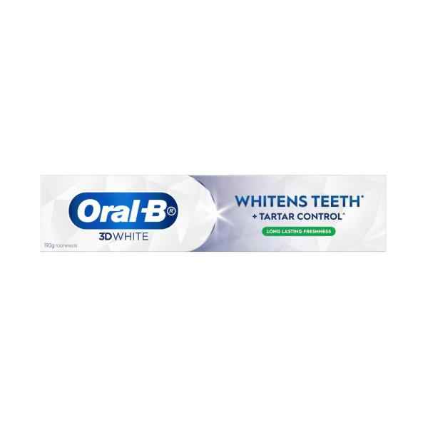 ORAL B 3DWHITE LONG LASTING FRESHNESS WHITENING TOOTHPASTE 190G