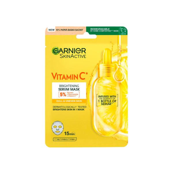 GARNIER VITAMIN C BRIGHTENING TISSUE MASK 28GRAM
