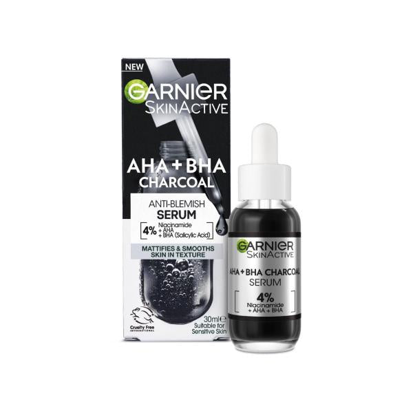 GARNIER PURE ACTIVE CHARCOAL SERUM 30ML