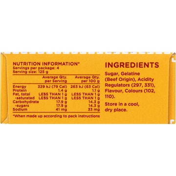 Aeroplane Original Mango Flavoured Jelly 85g