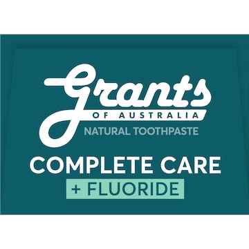 Grants Of Australia Complete Care Natural Toothpaste With Aloe & Mint 110g
