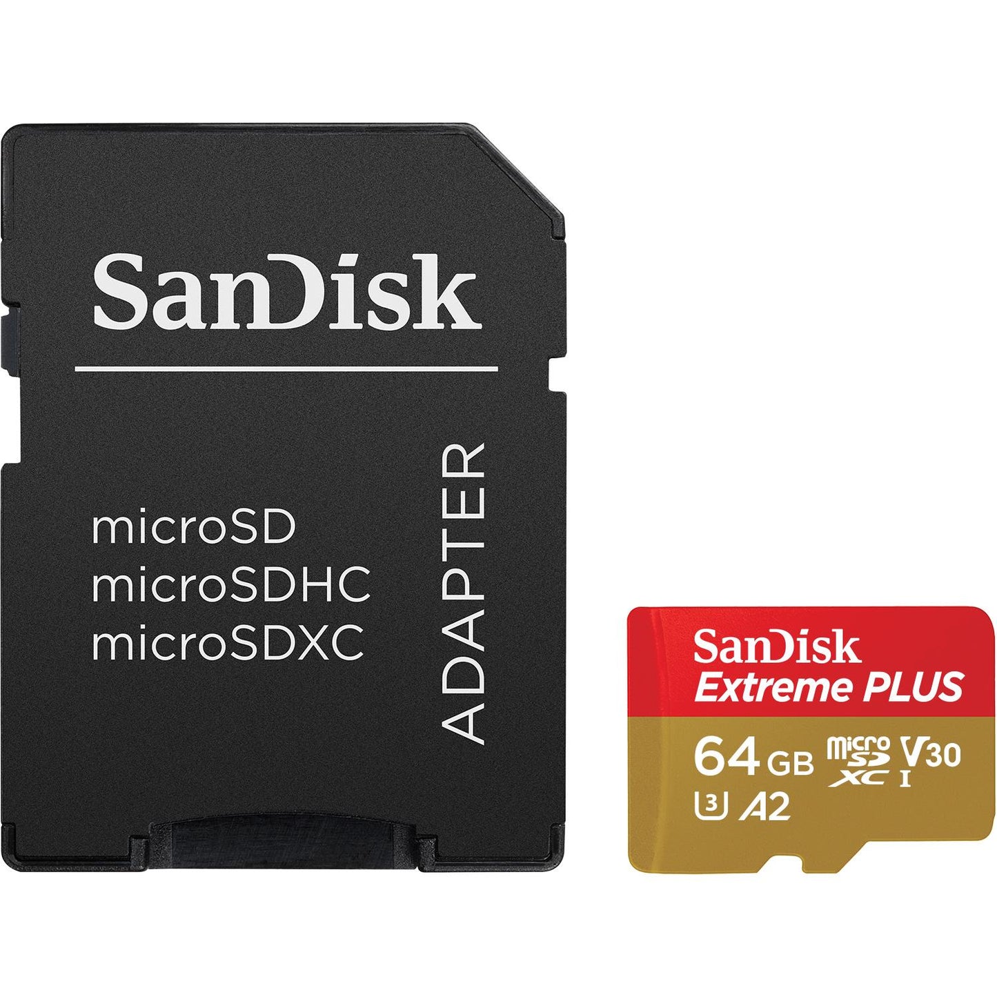 SanDisk Extreme PLUS microSDXC 64GB 200MB/s Memory Card