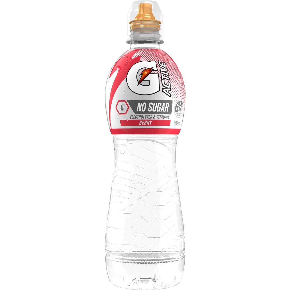 Gatorade G Active Sports Drinks Berry Water Electrolytes & Vitamins 600ml