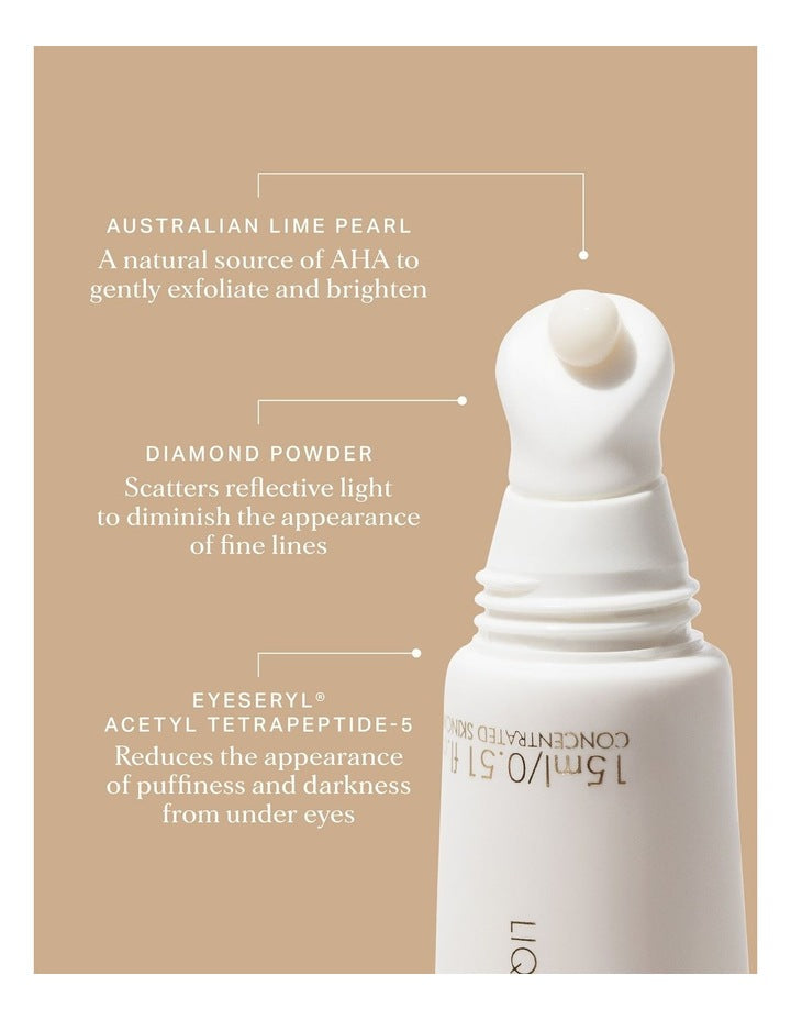 Liquid Gold Firming Eye Cream with Lime Pearl AHAs