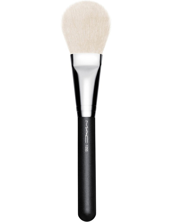 Large Flat Powder Brush in Black