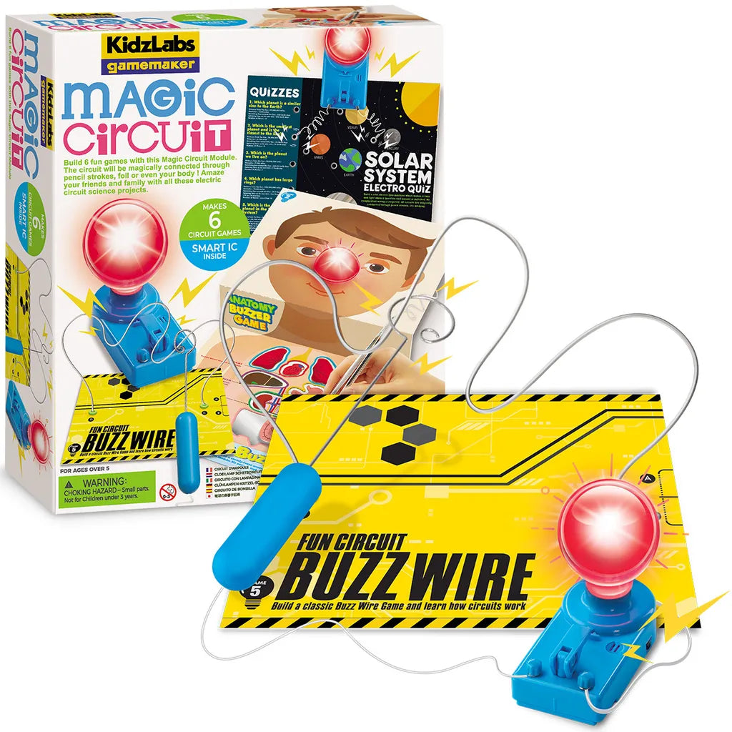 KidzLabs Gamemaker Magic Circuit Games Early Science STEM Toys 5yrs+