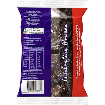 Verity Australian Pitted Prunes 375g