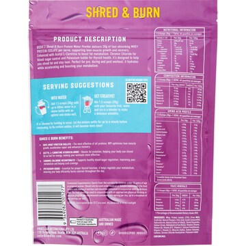 Bodiez 100% Whey Protein Water Shred & Burn Tropical Flavour 300g