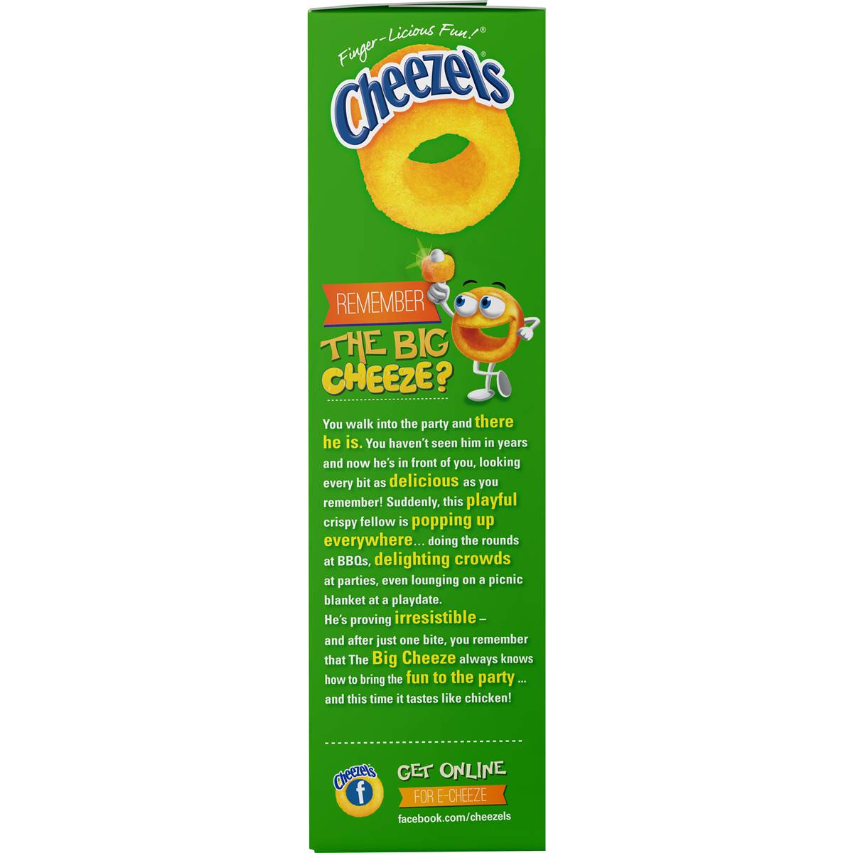 Cheezels Chicken Flavoured Snacks Box 125g