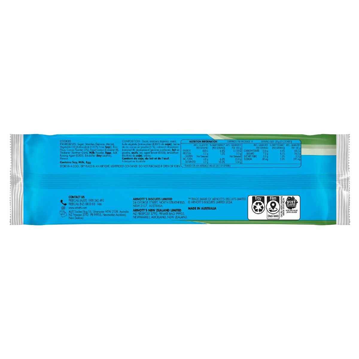 Arnott's Gluten Free Cookies & Cream Biscuits 120g