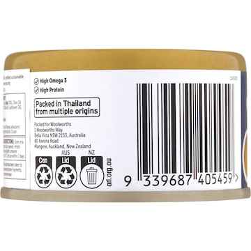 Woolworths Yellowfin Tuna Chunks In Olive Oil Blend 95g