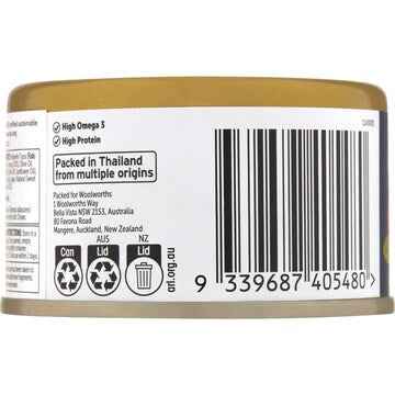 Woolworths Yellowfin Tuna Chunks Olive Oil With Tomato Basil 95g